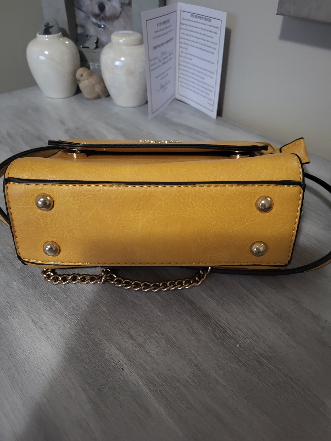 Mustard Yellow Crossbody Bag &Wallet - photo 3