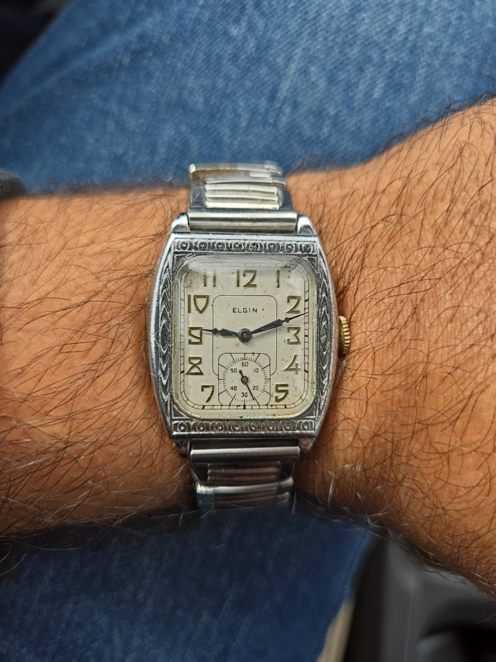 Vintage Elgin Art Deco Wristwatch