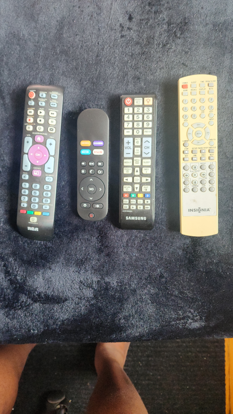 Three Remote Controls - Samsung, RCA and Insignia - photo 2