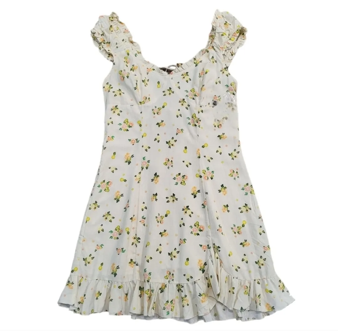 Free People Mini Dress, Floral Print NWT image indicator(7)