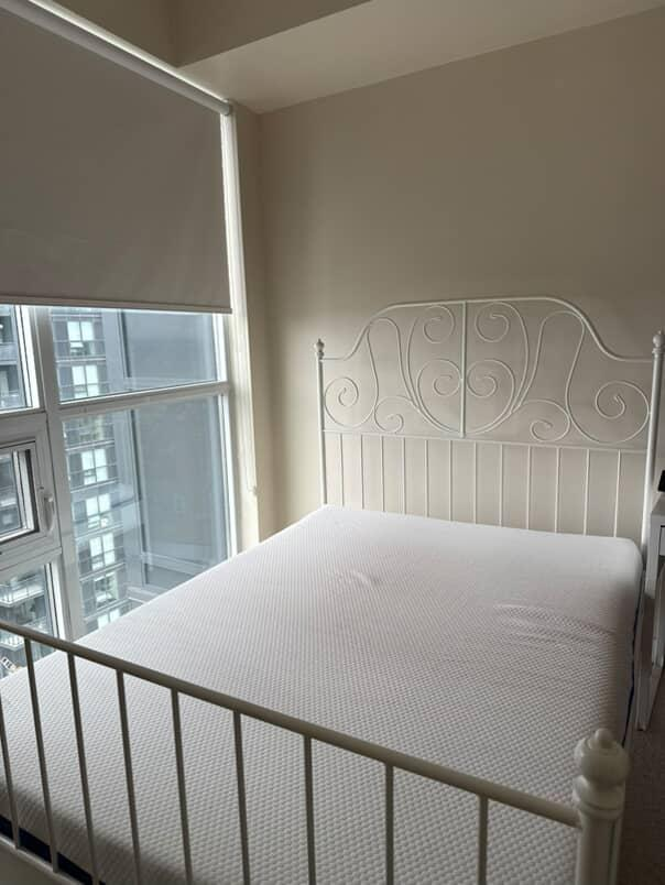 IKEA MALM White Metal Bed Frame - Queen