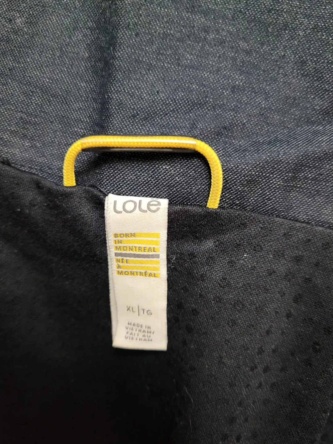 Lolë Dark Grey Windbreaker Jacket Size XL image indicator(4)