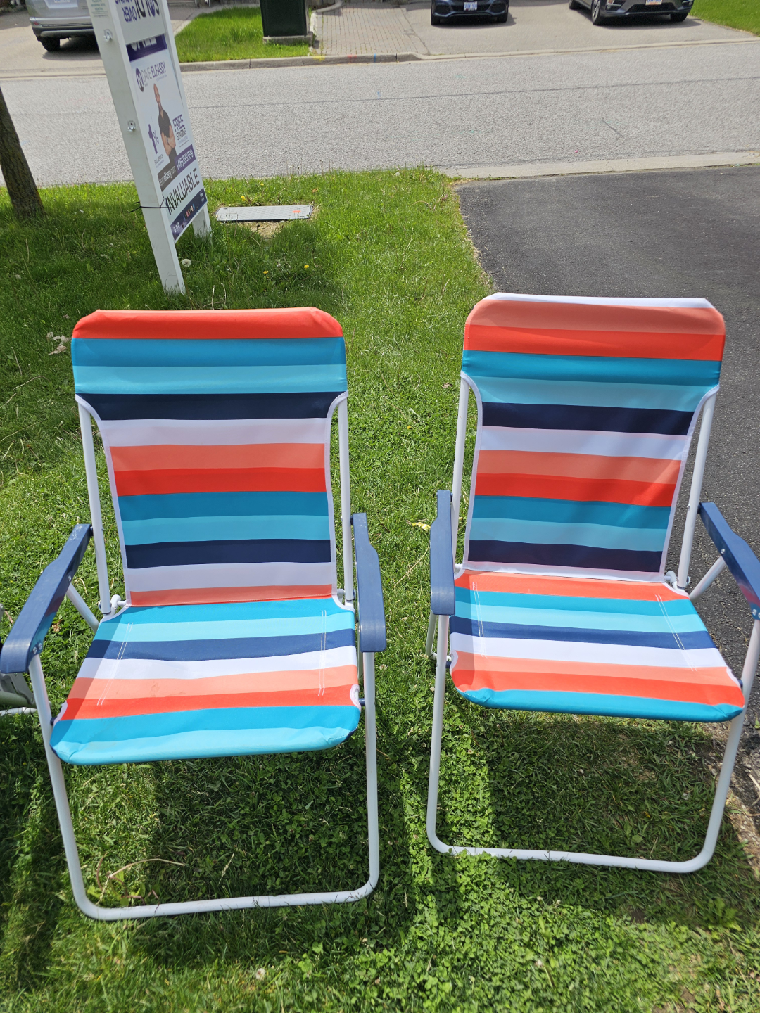 Set of Folding Beach Chairs
