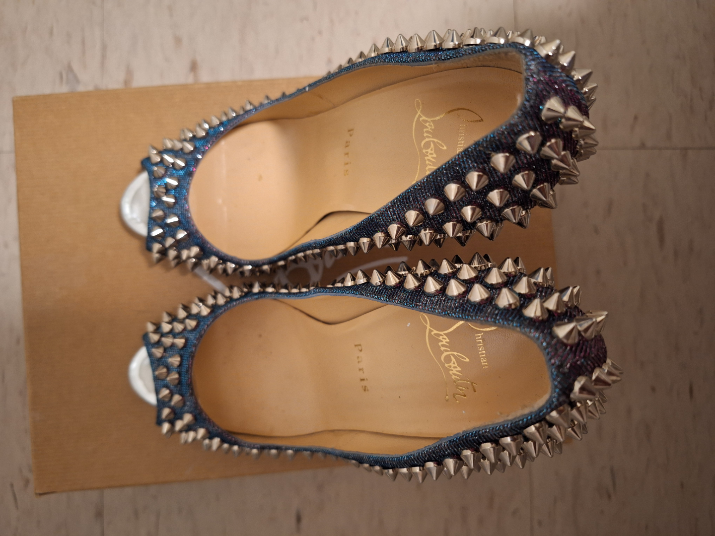 Christian Louboutin Flo Spikes Pumps - photo 4