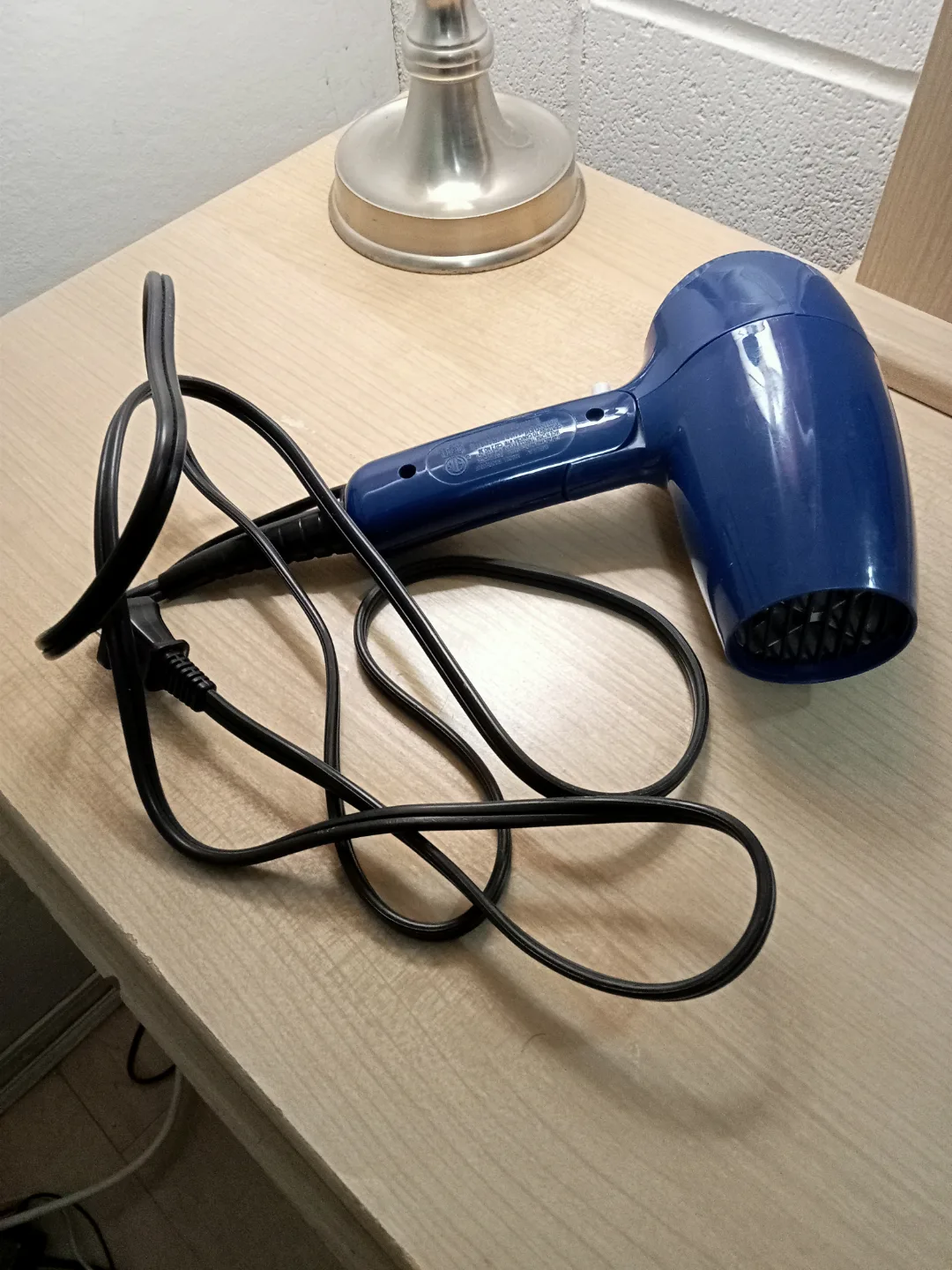 Blue Compact Travel Hair Dryer thumbnail