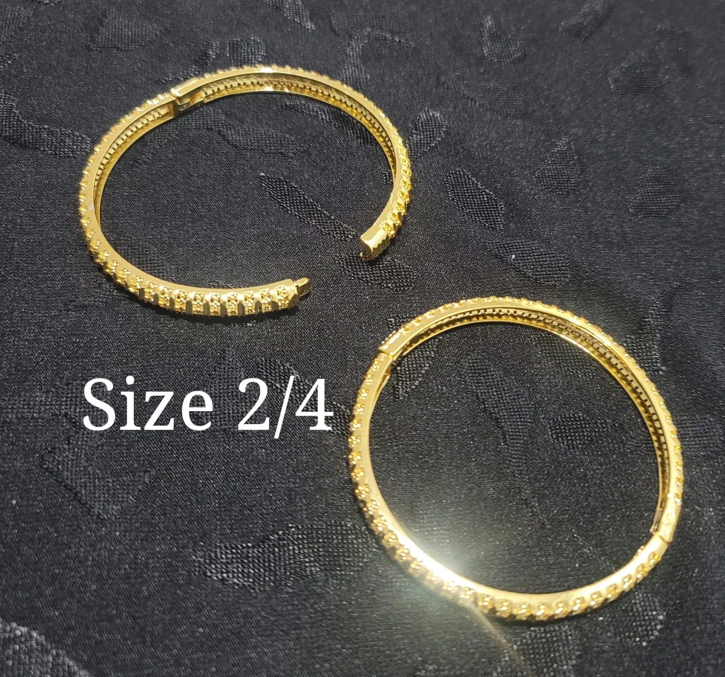 Gold Bangles - Size 2/4 thumbnail