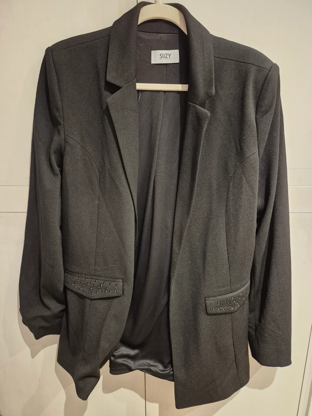 Suzy Shier Black Blazer Size L/G thumbnail