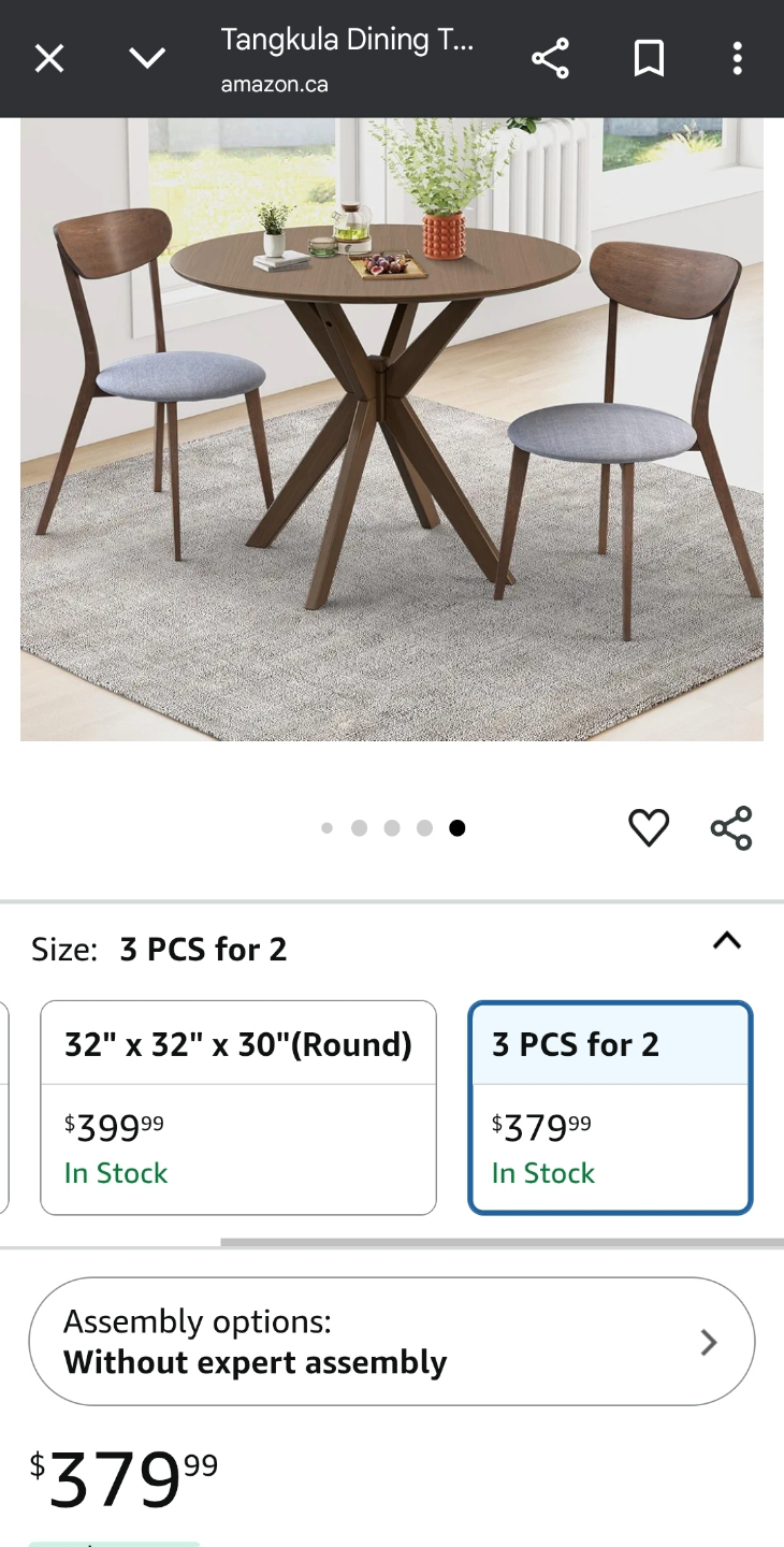 Like New Dining Table Set for 2 - photo 5