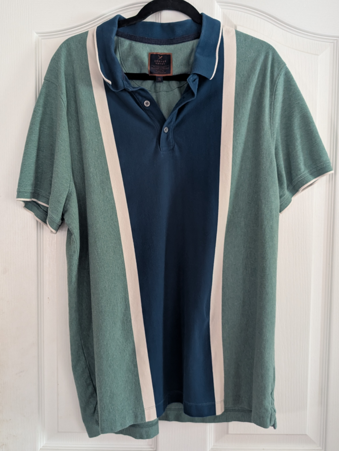 Denver Hayes Men's Colour-Blocked Polo Shirt
