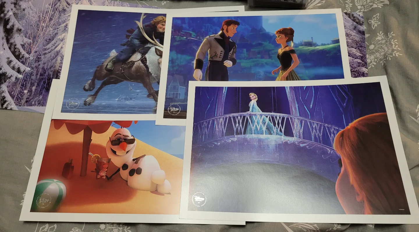 Frozen Bundle: Canvas, Pop! Vinyl Elsa & Commemorative Prints image indicator(4)