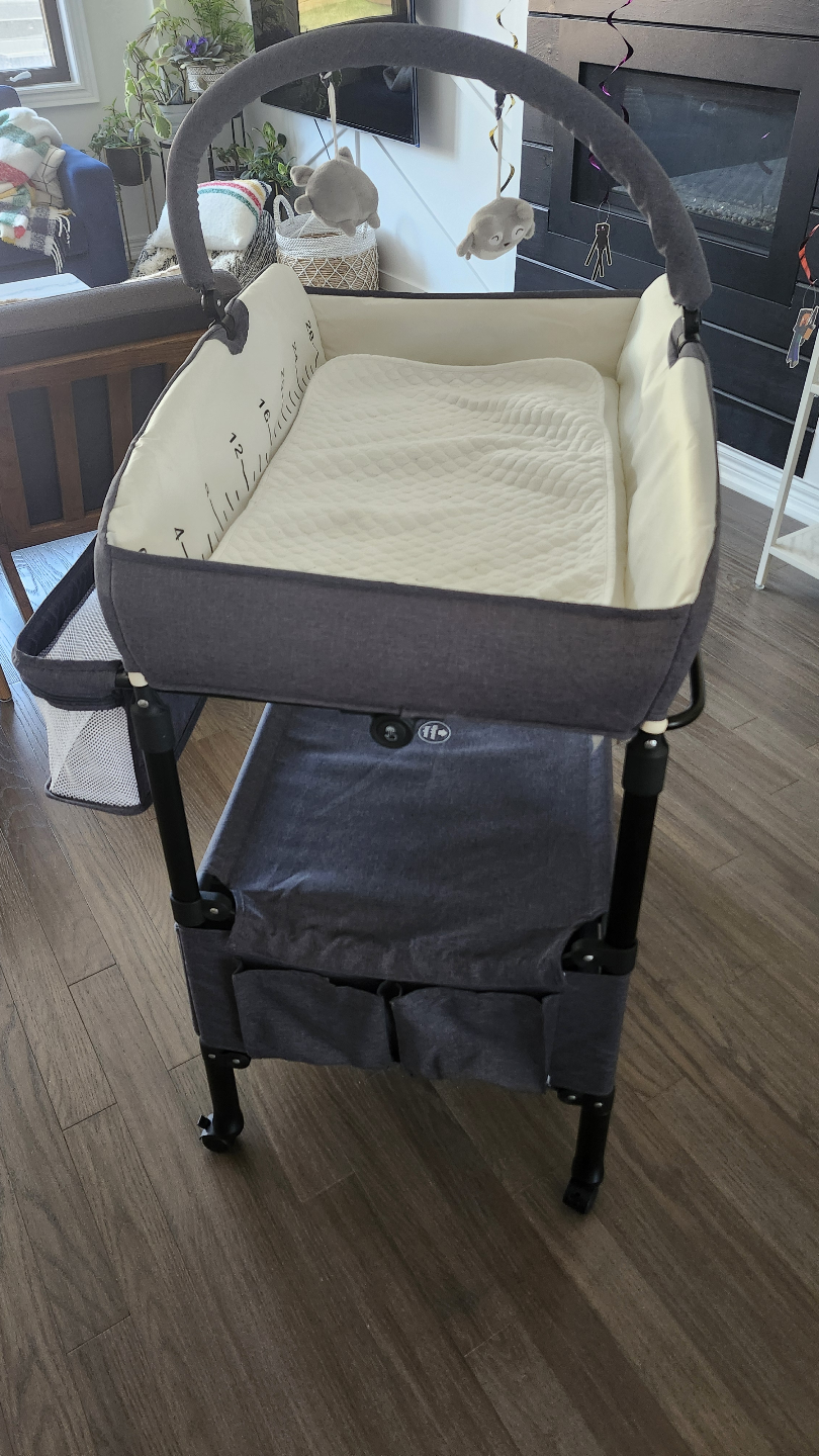 Baby Changing Table with Storage - photo 2
