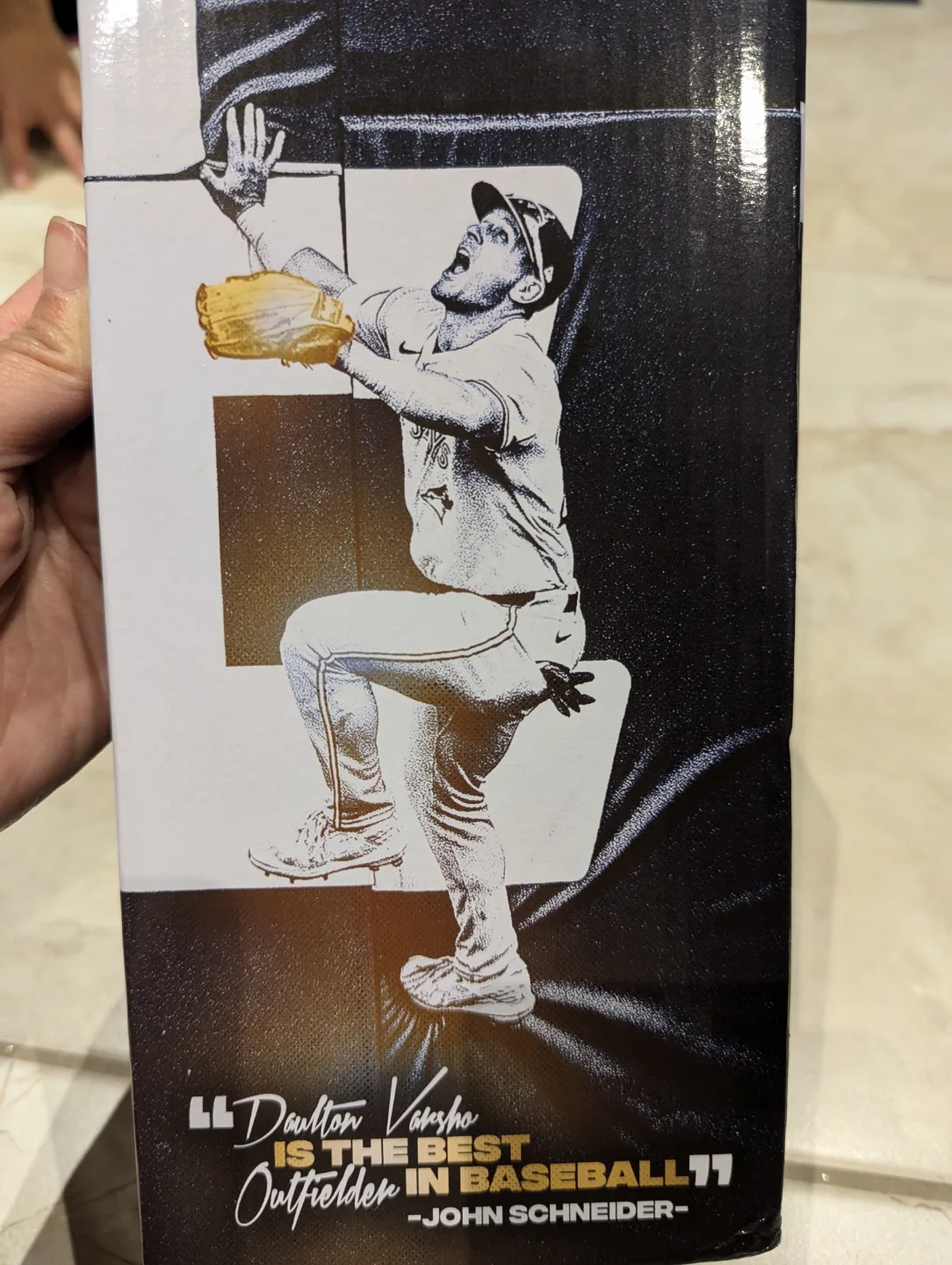 🏒 Dalton Varsho Toronto Blue Jays Gold Glove Bobblehead image indicator(3)