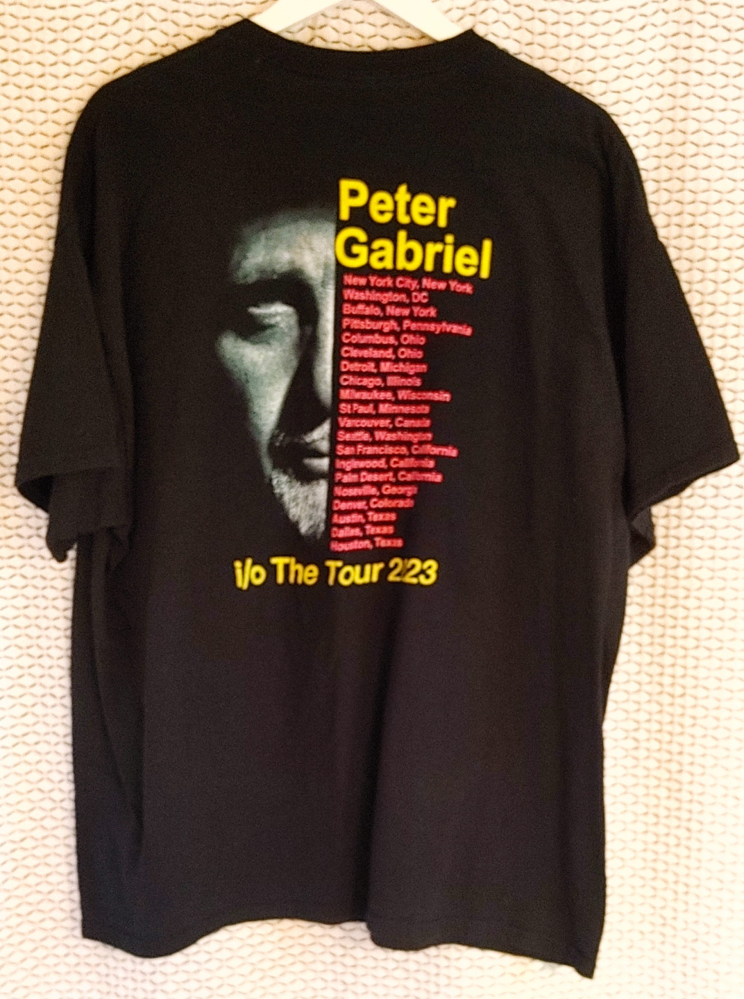 Peter Gabriel i/o The Tour 2023 T-shirt - photo 2