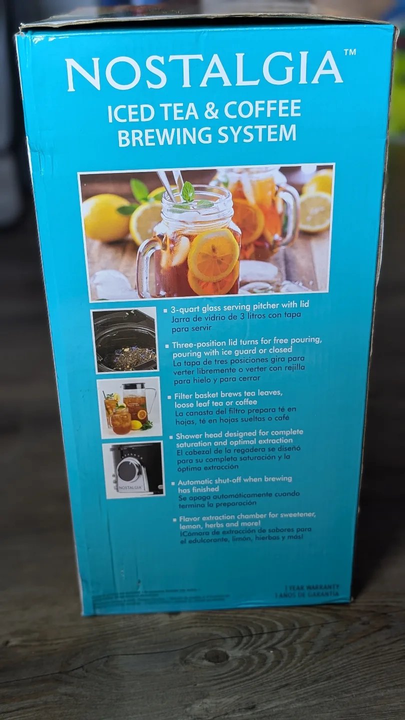 NEW IN BOX Iced Tea & Coffee Brewing System image indicator(2)