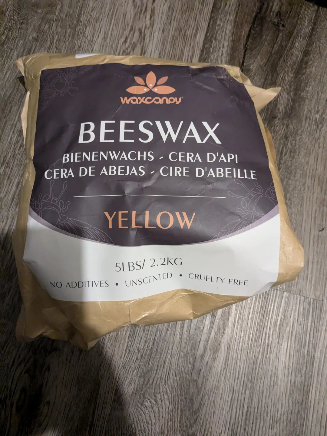 5 lbs Yellow Beeswax - WaxCanopy - Unscented & Cruelty-Free thumbnail