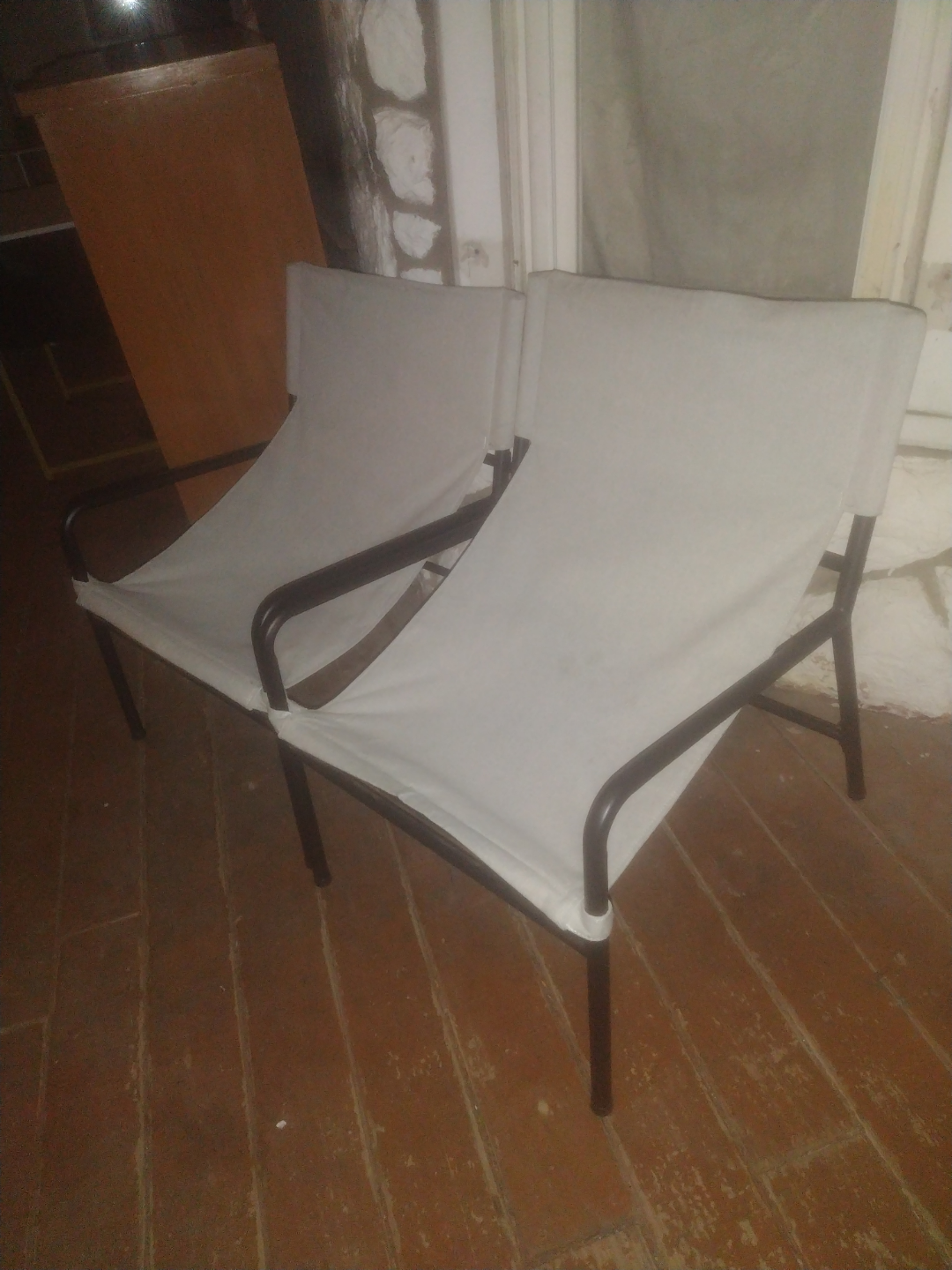 Pair of Modern Sling Chairs