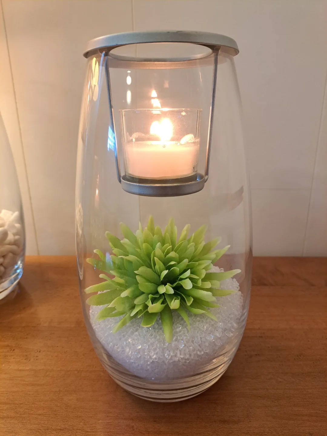 partylite Three Glass Candle Holders with Decorative Fillings image indicator(4)