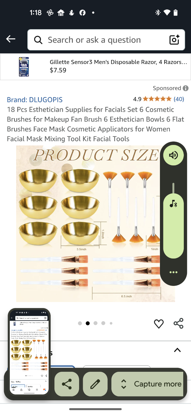 18-Piece Esthetician Facial Kit: Brushes, Applicators