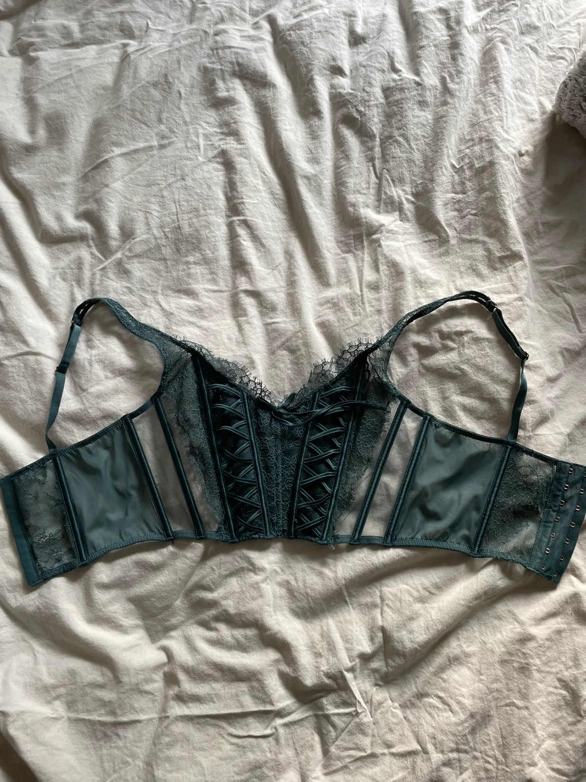 Green Lace Corset image indicator(2)