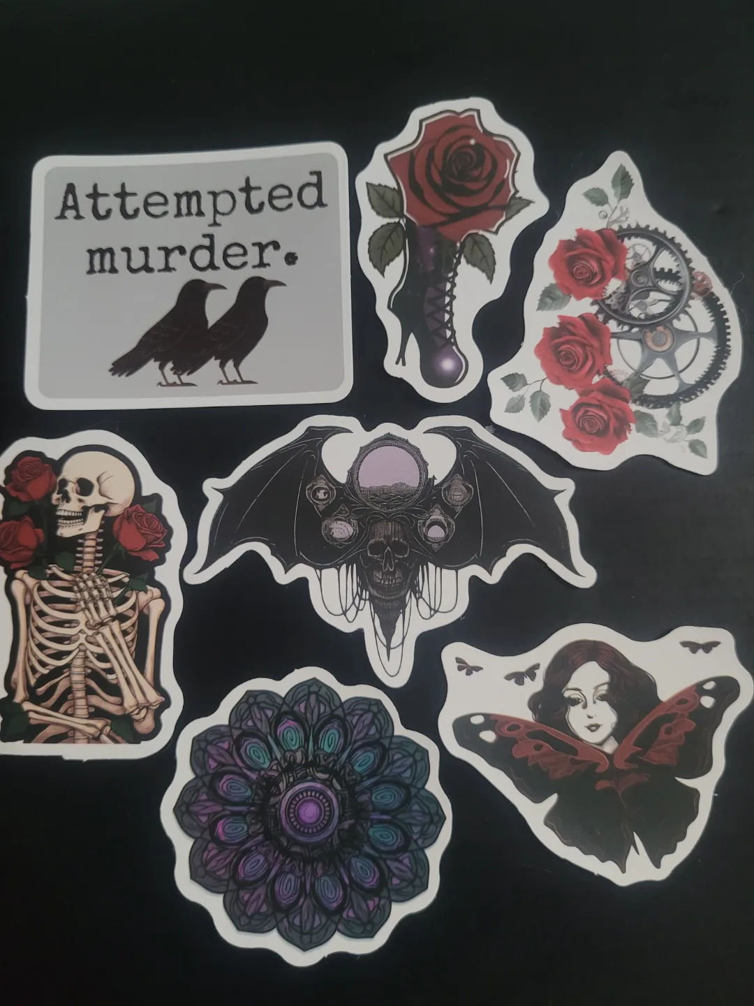 Dark Academia Aesthetic Stickers - 30 Unique Designs image indicator(3)