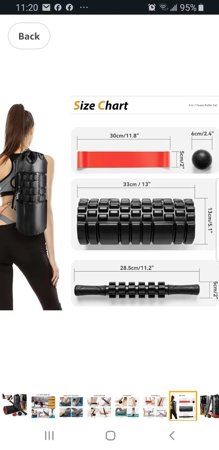 5-in-1 Foam Roller Set for Muscle Massage and Recovery image indicator(7)