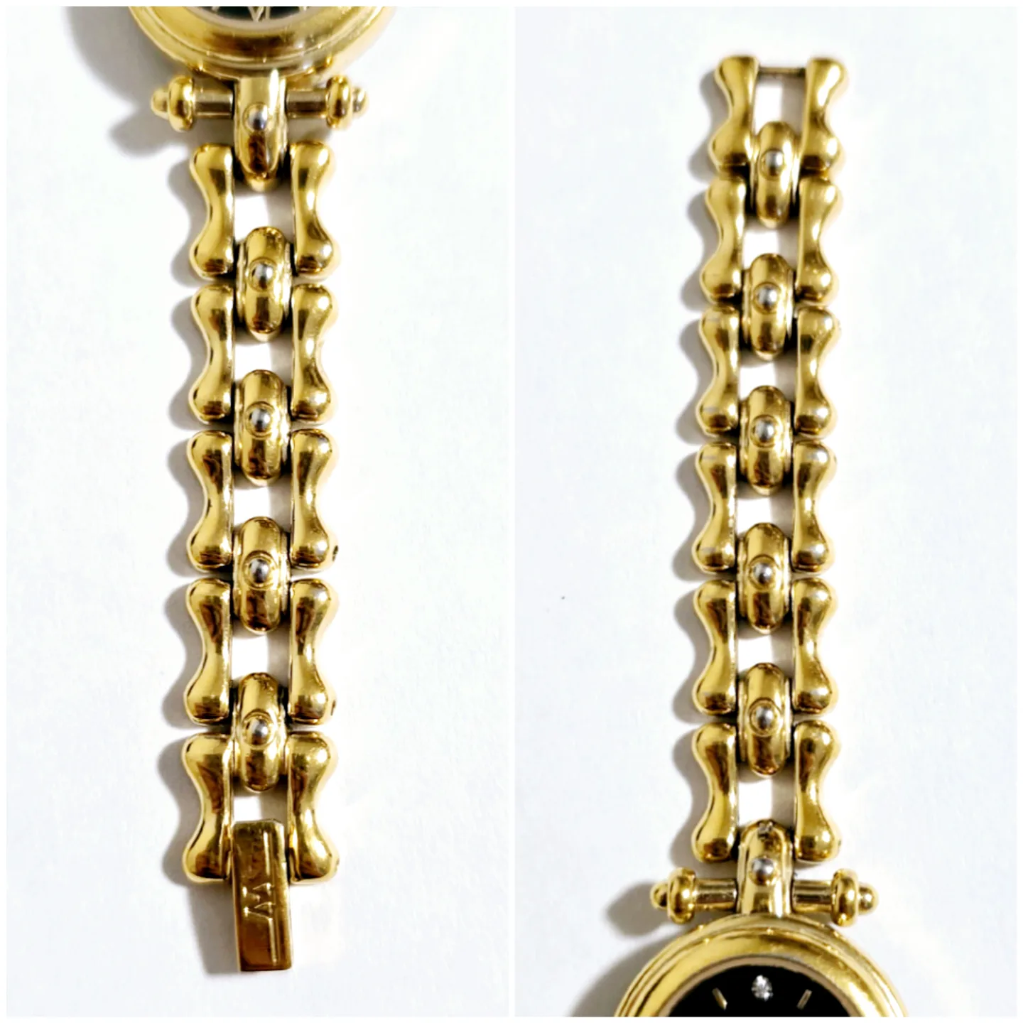 Wittnauer Ladies Gold and Black Quartz Watch image indicator(9)