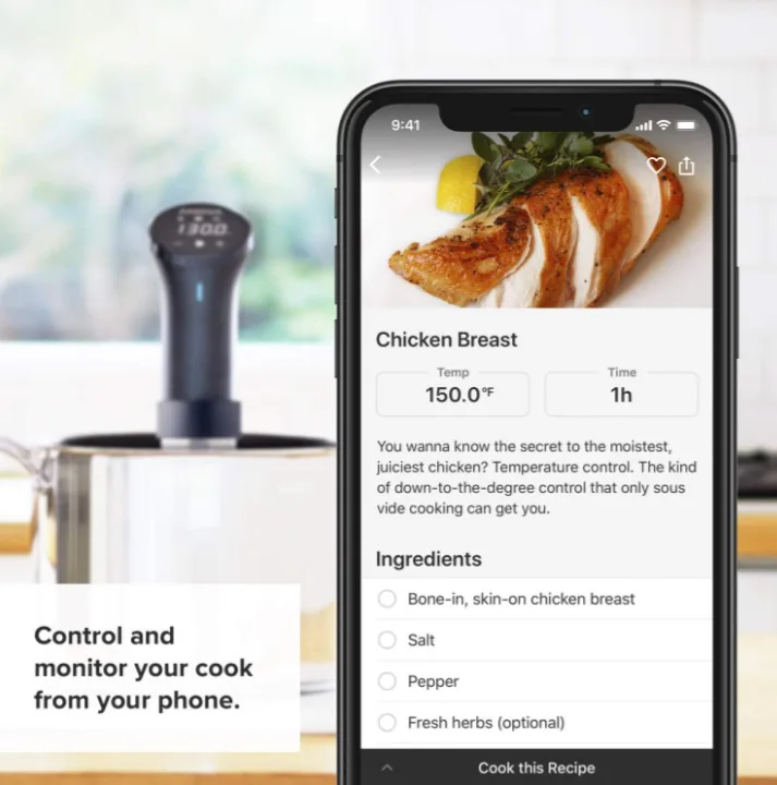 NEW!   Anova AN500-US00 Sous Vide Precision Cooker image indicator(5)