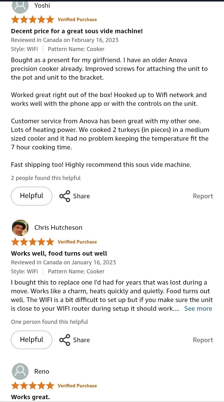 NEW!   Anova AN500-US00 Sous Vide Precision Cooker image indicator(8)