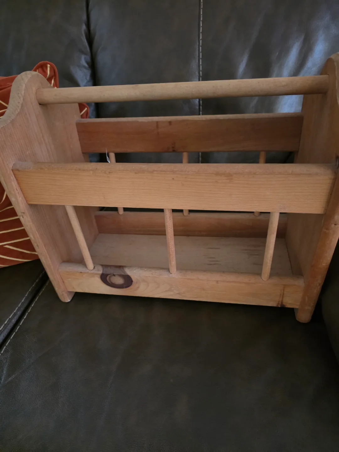 Wooden Magazine Rack thumbnail
