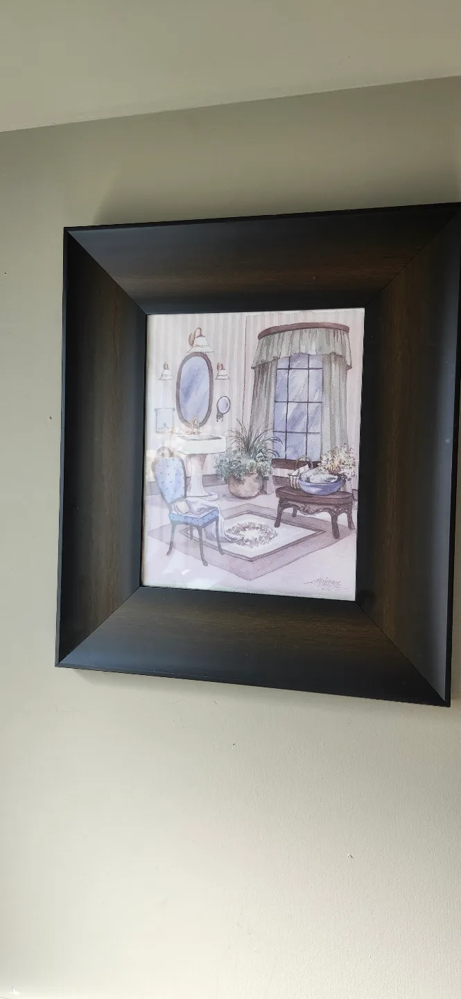 Framed Bathroom Decor Print thumbnail