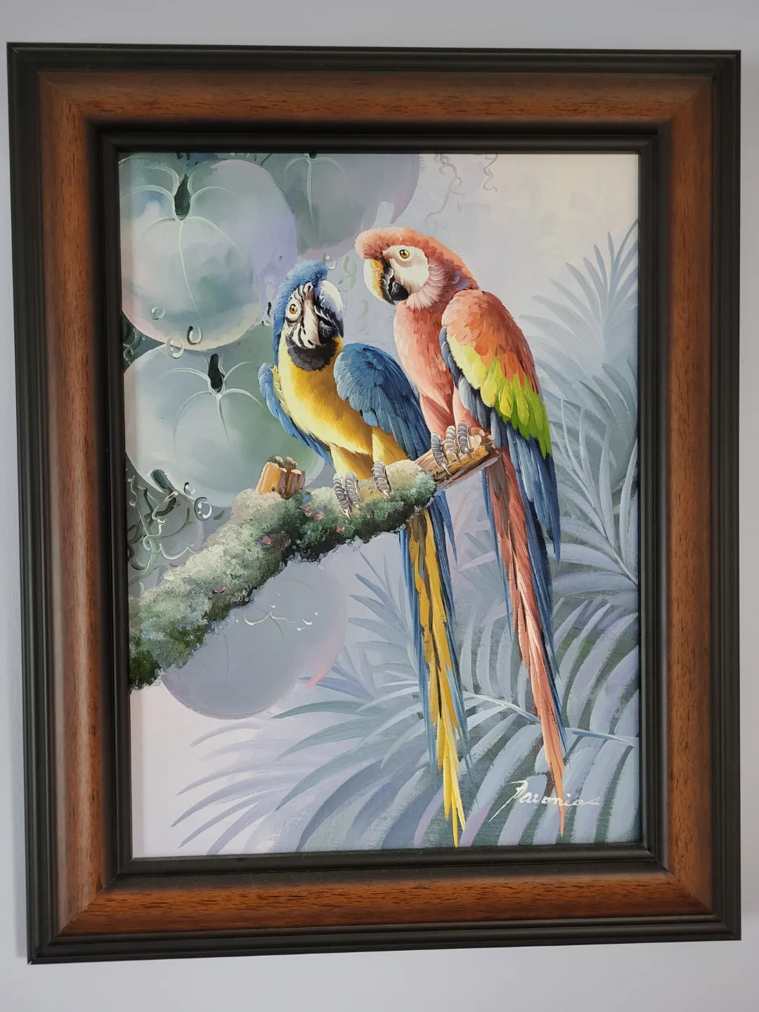 Framed Parrot Painting thumbnail