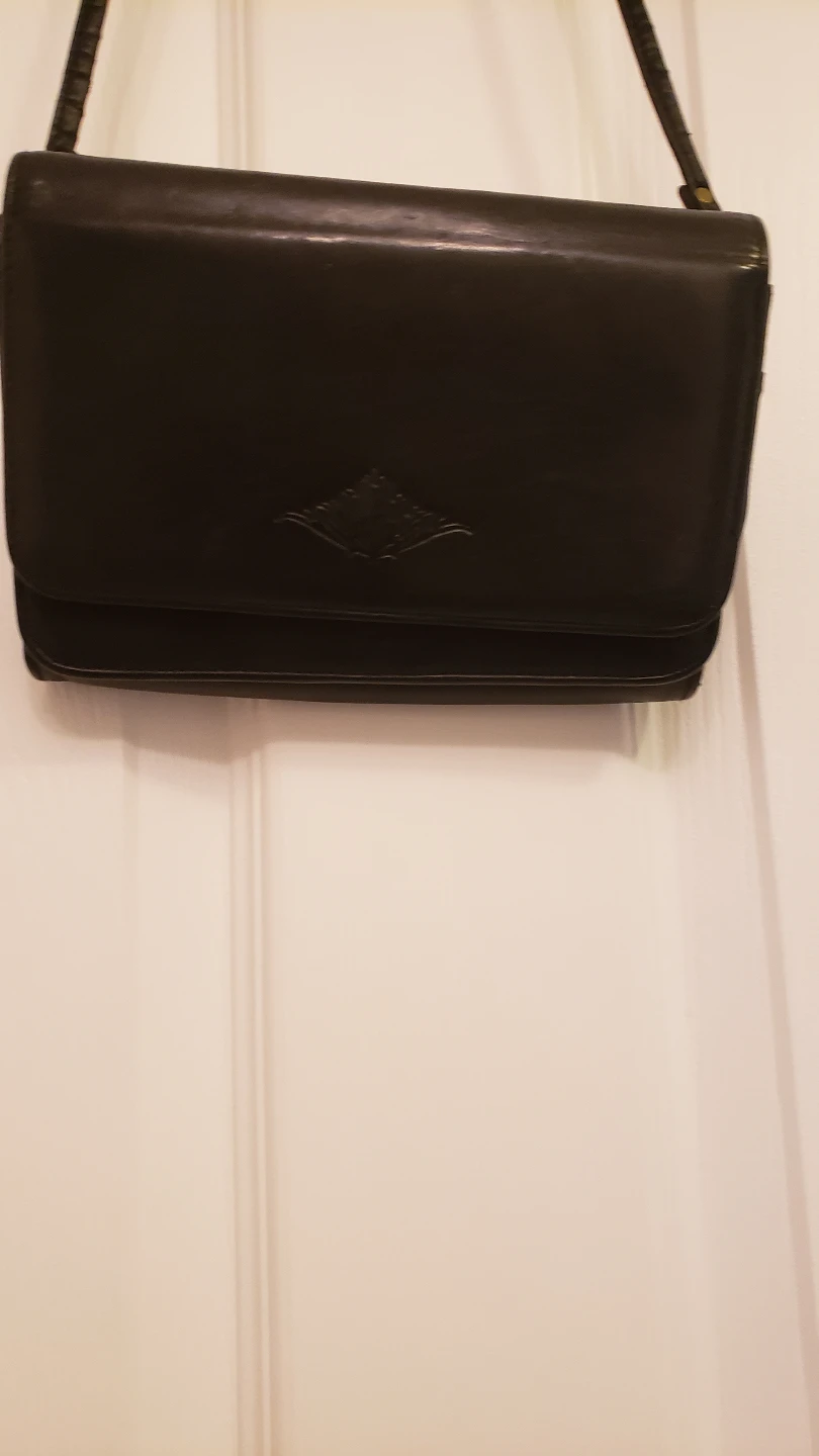 Buxton Velvet Touch Cowhide Black Leather Cross-body Bag - photo 2