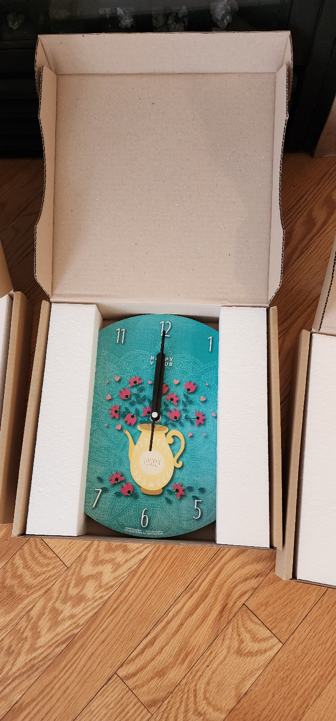 non ticking movement clock! Kids teaching clock - photo 5