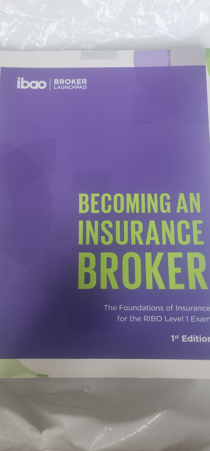 Becoming an Insurance Broker + RIBO Exam Prep Materials