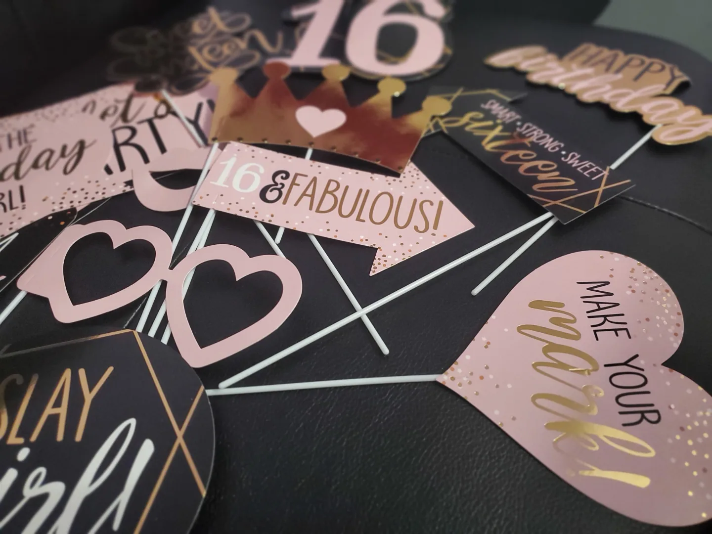 Sweet Sixteen Party Photo Booth Props image indicator(7)