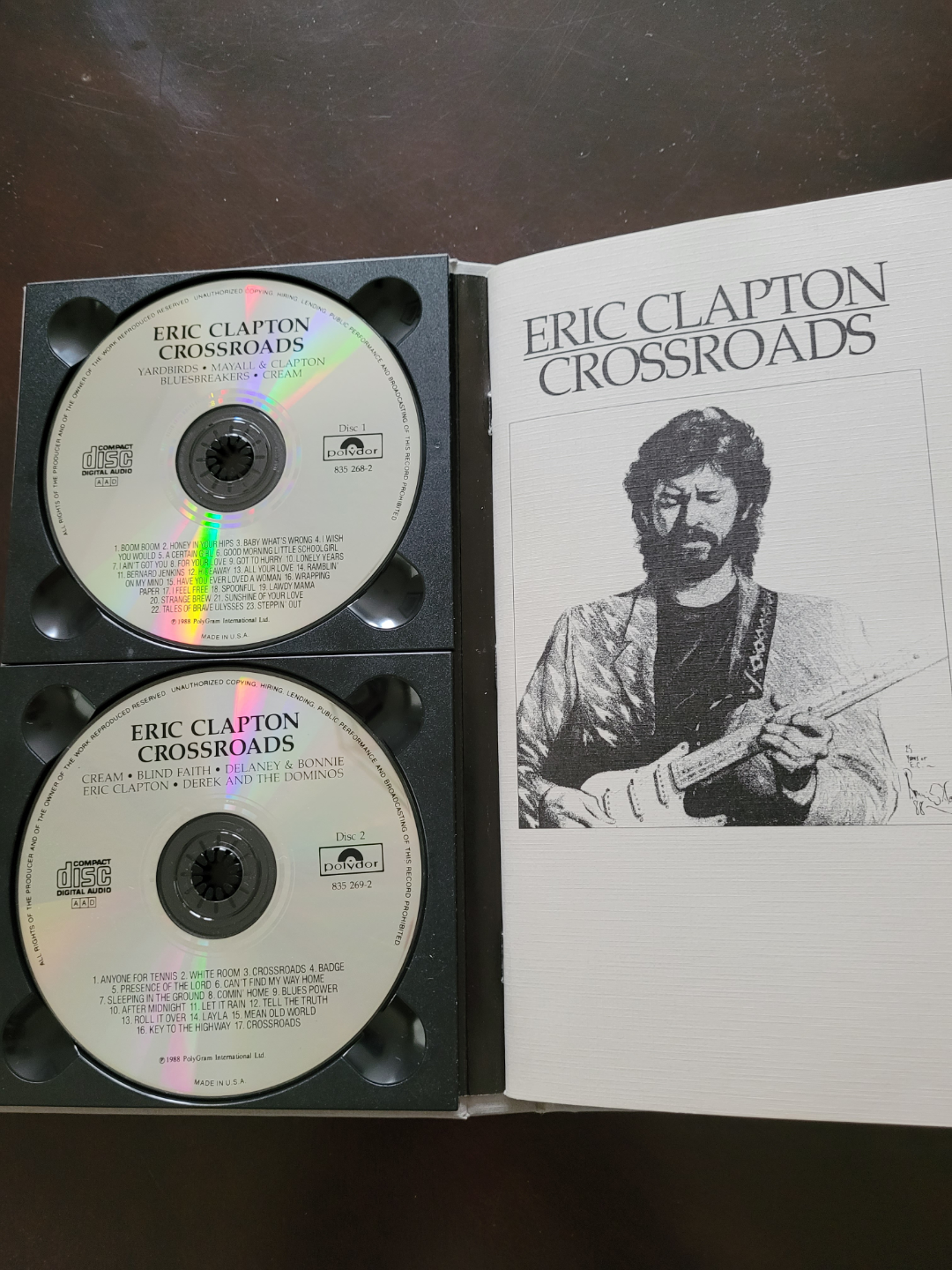 Eric Clapton Crossroads 4-CD Box Set - photo 2