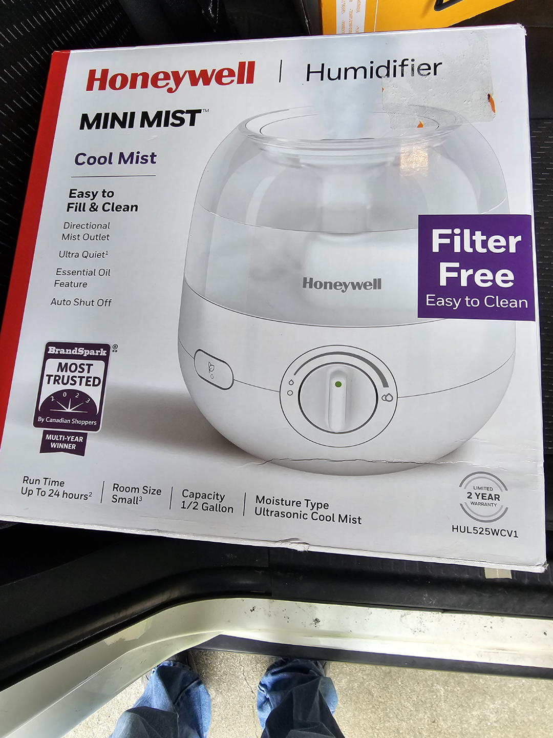 Honeywell Mini Mist Cool Mist Humidifier - Brand New in Box