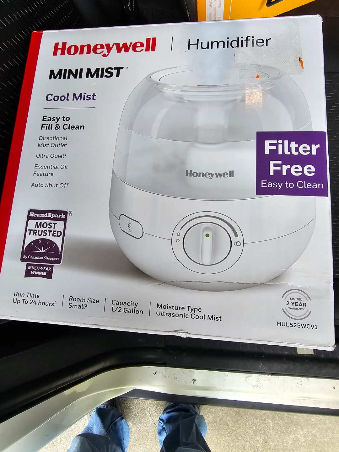 Honeywell Mini Mist Cool Mist Humidifier - Brand New in Box