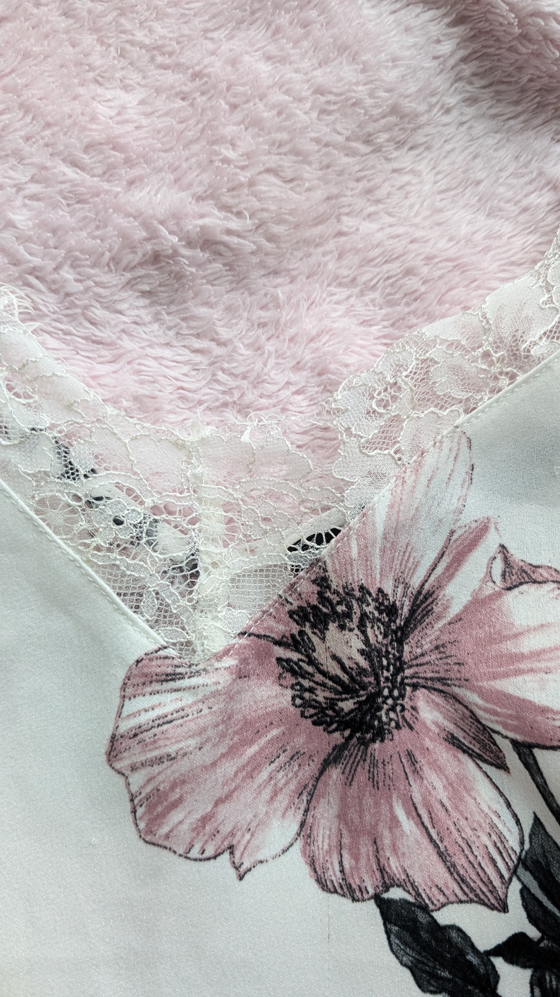 Floral Cami Top with Lace Detail - photo 2