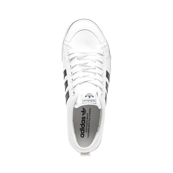Adidas Nizza Low Top Canvas Sneakers - White/Black - photo 2