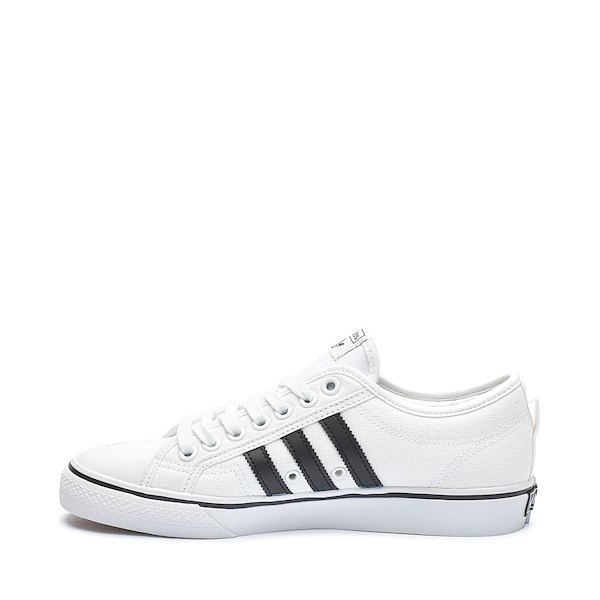 Adidas Nizza Low Top Canvas Sneakers - White/Black - photo 3