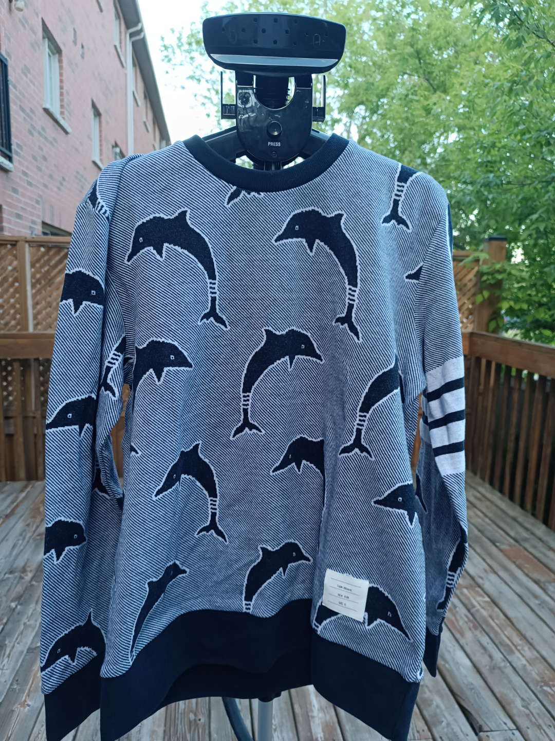 Thom Browne Dolphin Crewneck Jumper