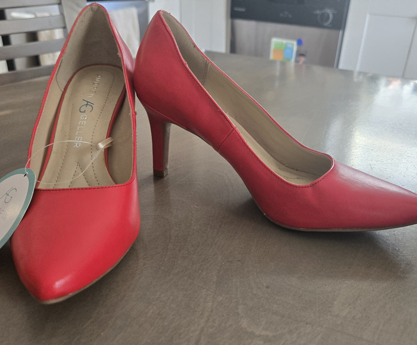 Andrew Geller Memory Foam Heels Size 6M - photo 4
