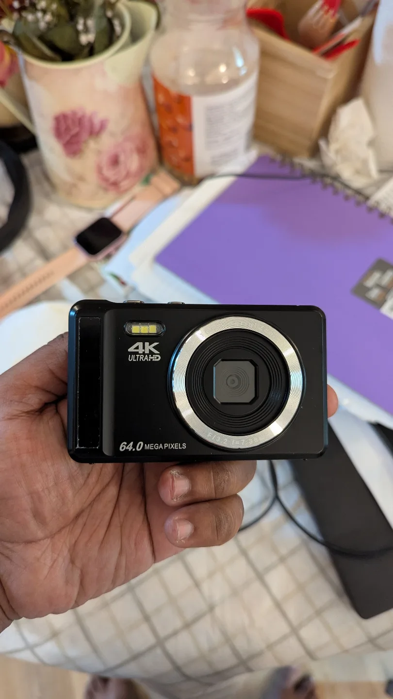 brand new 4K 64MP Digital Camera - Black for sale thumbnail