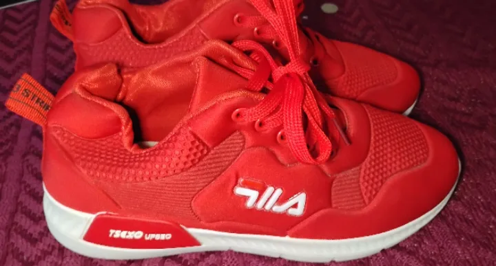 🧡Kids Red Fila TS6XO UP60 Sneakers thumbnail