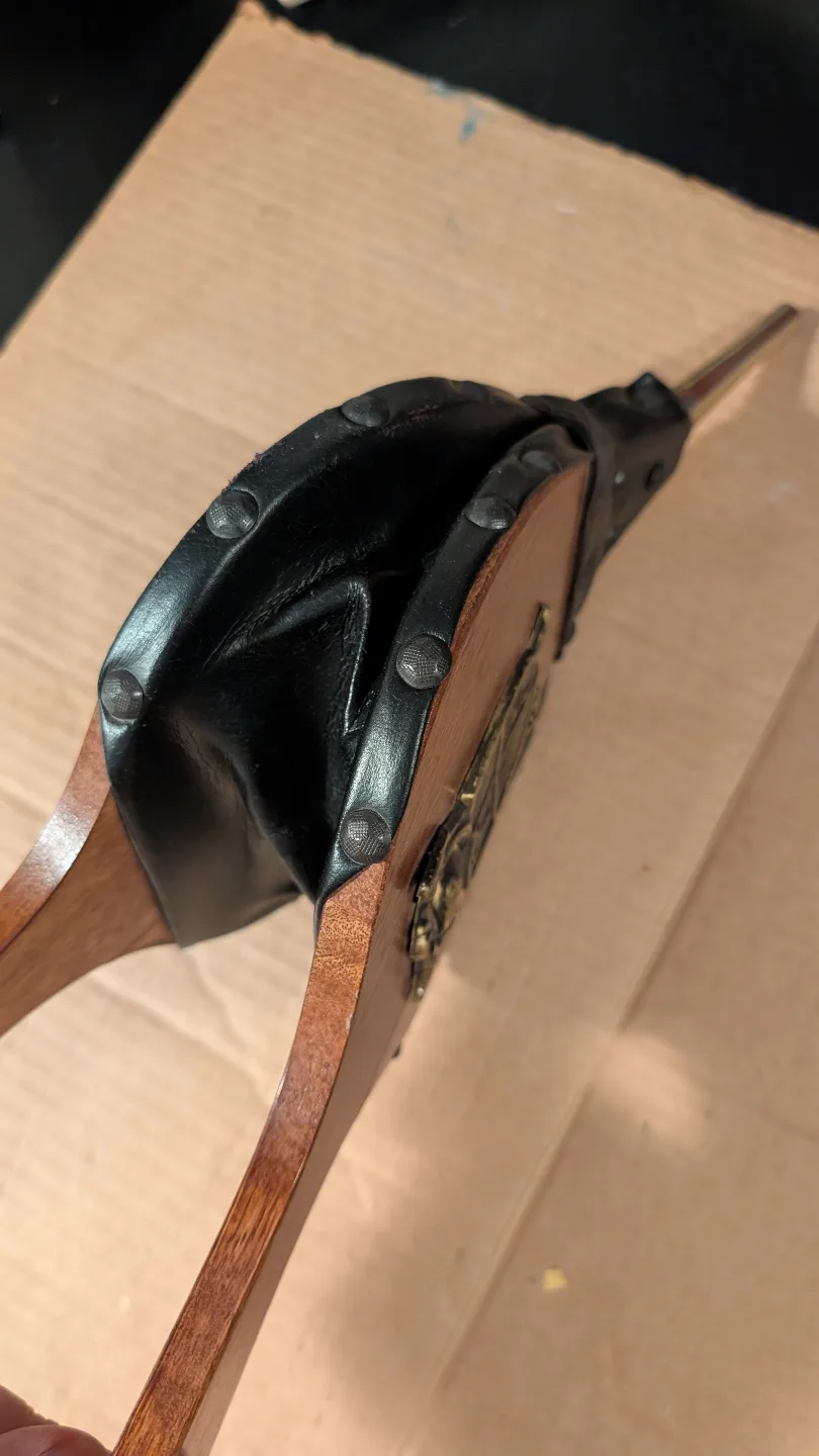 Vintage Wooden and Leather Bellows image indicator(2)