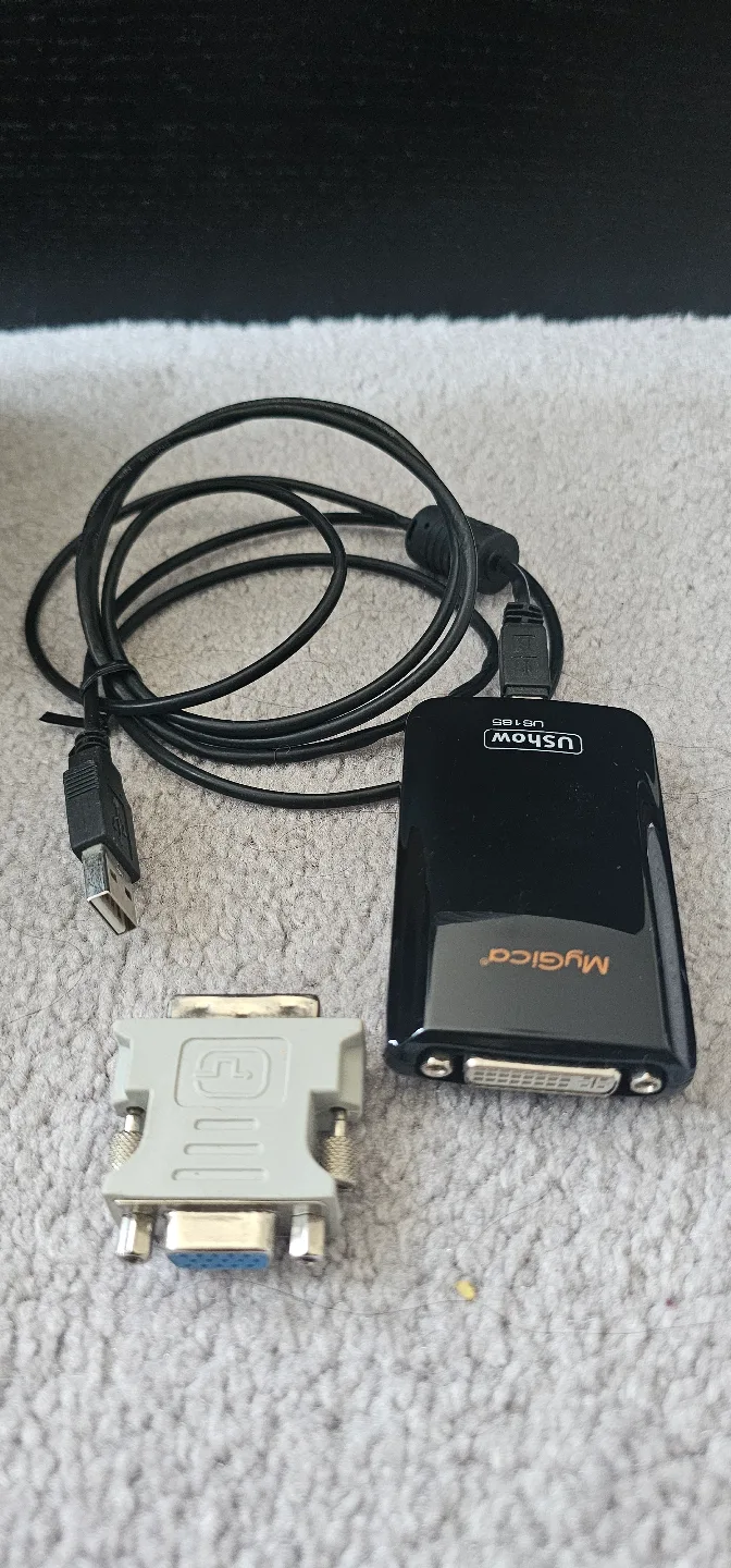 Capture card  for DVI, with DVI to VGA adapter thumbnail