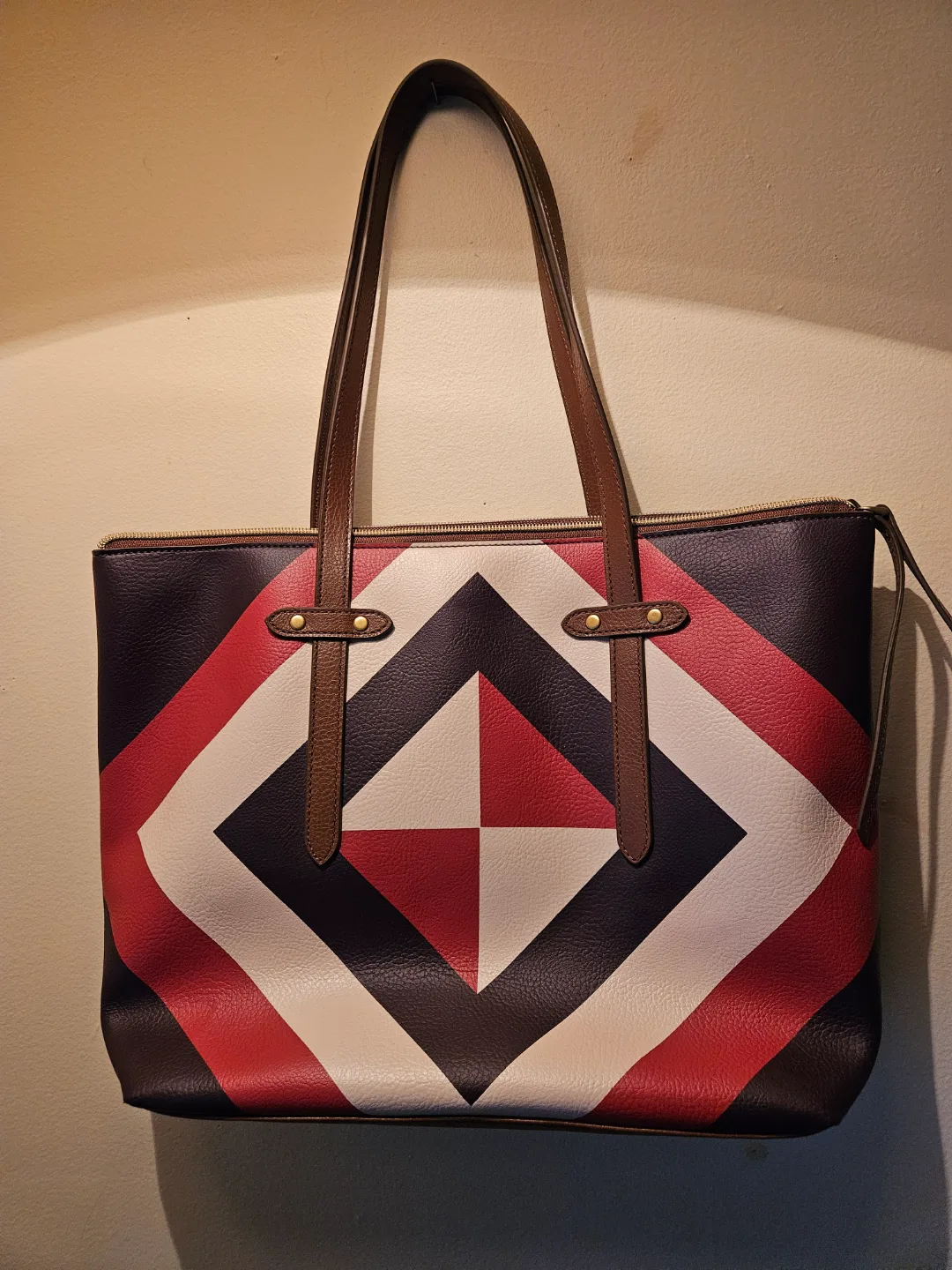 #freecycle Fossil Geometric Tote Bag image indicator(2)