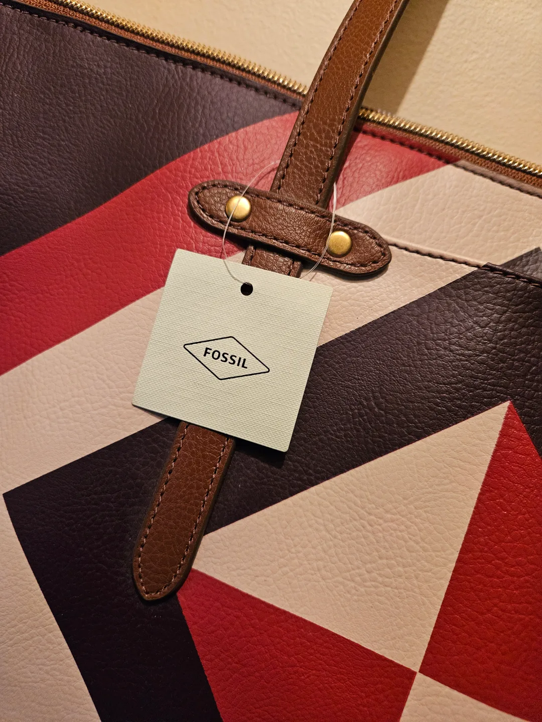 #freecycle Fossil Geometric Tote Bag image indicator(3)