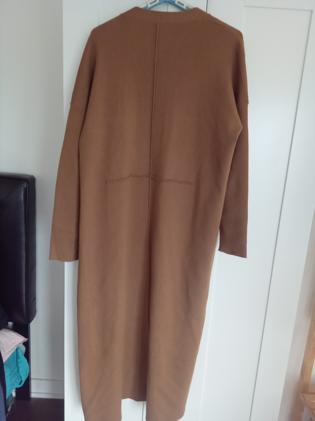 Long Brown Cardigan Sweater - photo 3